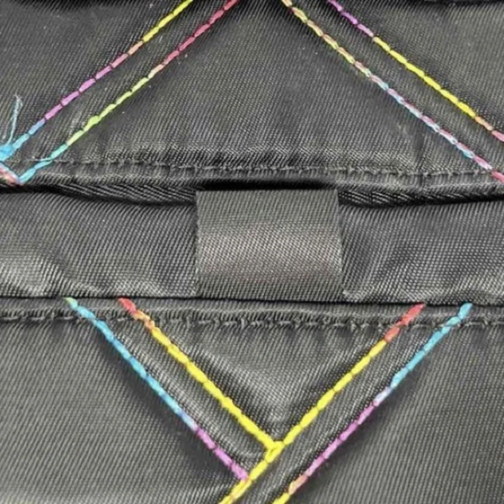 Lug Medium Tote with Trolley Sleeve- Skyliner Black Rainbow NWOT‎